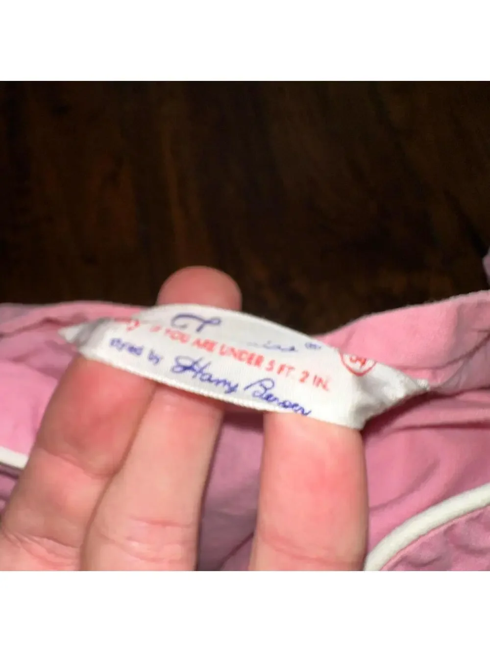 Vintage 50s 60s Tommies Sanforized Sleepwear Pajamas Pair Pants Top Cotton Pink